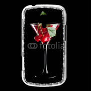 Coque Samsung Galaxy Trend Cocktail Martini cerise