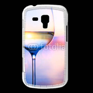 Coque Samsung Galaxy Trend Vin blanc vue mer