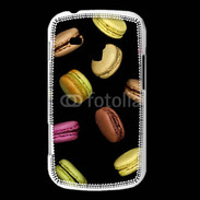Coque Samsung Galaxy Trend Macarons sur fond noir
