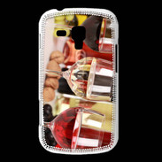Coque Samsung Galaxy Trend Vin blanc rosé et rouge