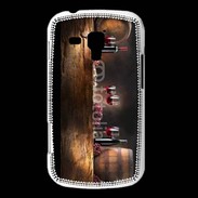 Coque Samsung Galaxy Trend Vin rouge et tonneaux