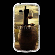 Coque Samsung Galaxy Trend Vin rouge et paysage viticole