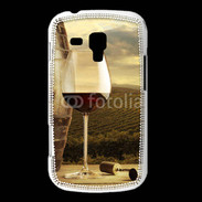 Coque Samsung Galaxy Trend Verre de vin rouge et vignes