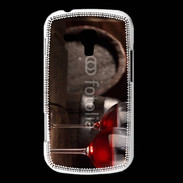 Coque Samsung Galaxy Trend Verres de vin rouge et tonneaux