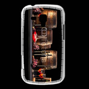 Coque Samsung Galaxy Trend Vin rouge et tonneaux 2