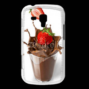 Coque Samsung Galaxy Trend Fraise et chocolat