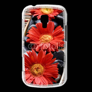 Coque Samsung Galaxy Trend Fleurs Zen rouge 10