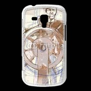 Coque Samsung Galaxy Trend Illustration d'un capitaine de bateau