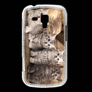 Coque Samsung Galaxy Trend Chaton gris 2