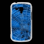 Coque Samsung Galaxy Trend Toile d'araignée bleue