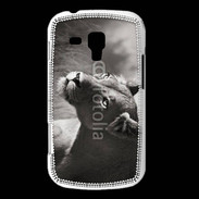 Coque Samsung Galaxy Trend Lionne en noir et blanc