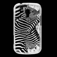 Coque Samsung Galaxy Trend Zèbre en noir et blanc