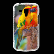 Coque Samsung Galaxy Trend Couple d'oiseaux colorés