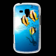 Coque Samsung Galaxy Trend Poisson jaune et noir
