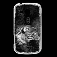 Coque Samsung Galaxy Trend Tigre du Bengale en noir et blanc