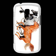 Coque Samsung Galaxy Trend Trio de chevaux