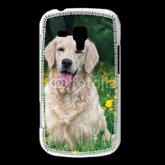 Coque Samsung Galaxy Trend Portrait de Chien Golden 5