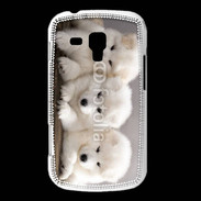 Coque Samsung Galaxy Trend Chiot japonais blanc