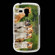 Coque Samsung Galaxy Trend Groupe de 5 chiens Border Collie