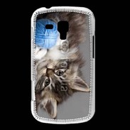 Coque Samsung Galaxy Trend Chaton et pelote de laine