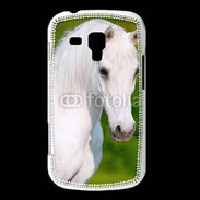 Coque Samsung Galaxy Trend Portrait cheval blanc 10