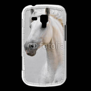 Coque Samsung Galaxy Trend Portrait cheval blanc 11