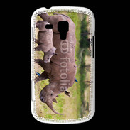 Coque Samsung Galaxy Trend Rhinocéros et son petit