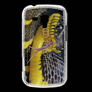 Coque Samsung Galaxy Trend Serpent noir et jaune