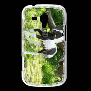 Coque Samsung Galaxy Trend Poulain noir et blanc