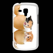 Coque Samsung Galaxy Trend Chaton dans des coquilles d'oeuf