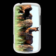 Coque Samsung Galaxy Trend Groupe de chevaux