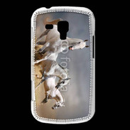 Coque Samsung Galaxy Trend Groupe de chevaux blancs