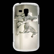 Coque Samsung Galaxy Trend Chevaux blancs