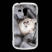Coque Samsung Galaxy Trend Chaton aux yeux bleus 10
