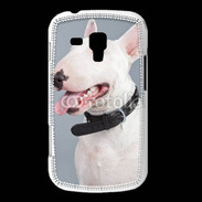 Coque Samsung Galaxy Trend Portrait de Bull terrier blanc 5