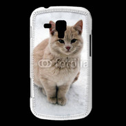 Coque Samsung Galaxy Trend Chat dans la neige