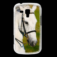 Coque Samsung Galaxy Trend Portrait cheval blanc 25