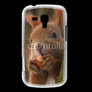 Coque Samsung Galaxy Trend Portrait d'un écureuil avec une noisette
