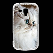Coque Samsung Galaxy Trend Magnifique chat persan aux yeux bleus
