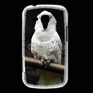 Coque Samsung Galaxy Trend Parrot blanc 10