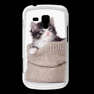 Coque Samsung Galaxy Trend Chaton dans un sac