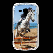Coque Samsung Galaxy Trend Saut d'obstacle à cheval 100