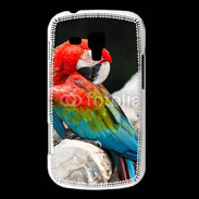 Coque Samsung Galaxy Trend Macaw bleu et rouge 75