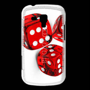 Coque Samsung Galaxy Trend Jeu de dés rouges