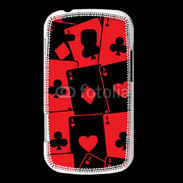 Coque Samsung Galaxy Trend Cartes rouges et noires 5