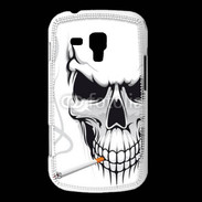 Coque Samsung Galaxy Trend Tête de mort fumeur