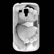 Coque Samsung Galaxy Trend Pieds de bébé noir et blanc
