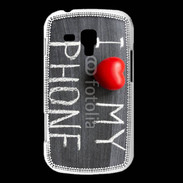 Coque Samsung Galaxy Trend J'aime mon téléphone