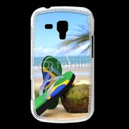 Coque Samsung Galaxy Trend Plage Brésil et noix de coco