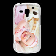 Coque Samsung Galaxy Trend Sourire de bébé en rose